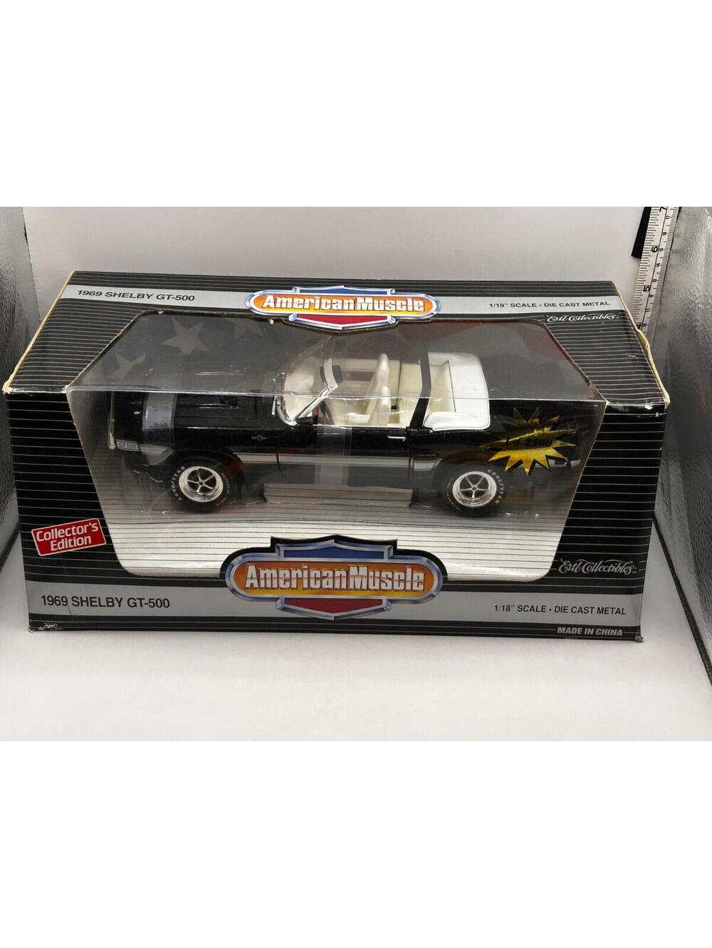 American Muscle 1969 Shelby GT‑500 1:18 Diecast Collector Edition 1 of 2500